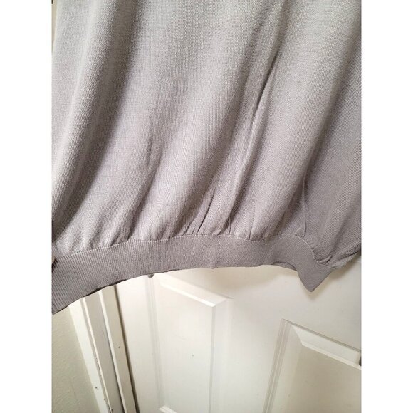Pronto Uomo Gray Crewneck Sweater XXL Long Sleeve Men's Casual Knitwear - Picture 5 of 14